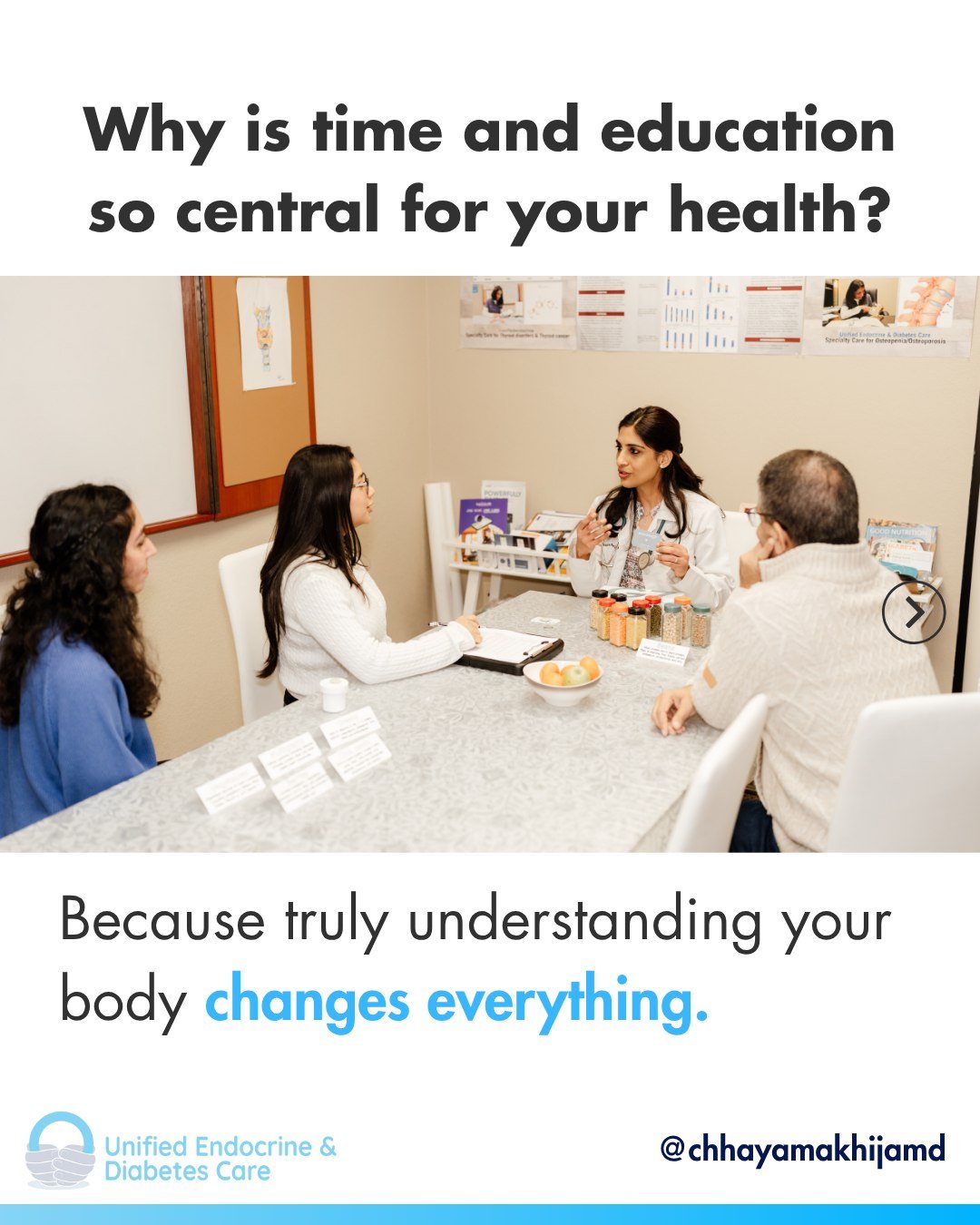 Why do time + education matter for your health?
Because understanding your body changes everything. Whether we&rsquo;re meeting in person or via telehealth, the moment you finally connect the dots between your hormones, labs, and symptoms &mdash; tha
