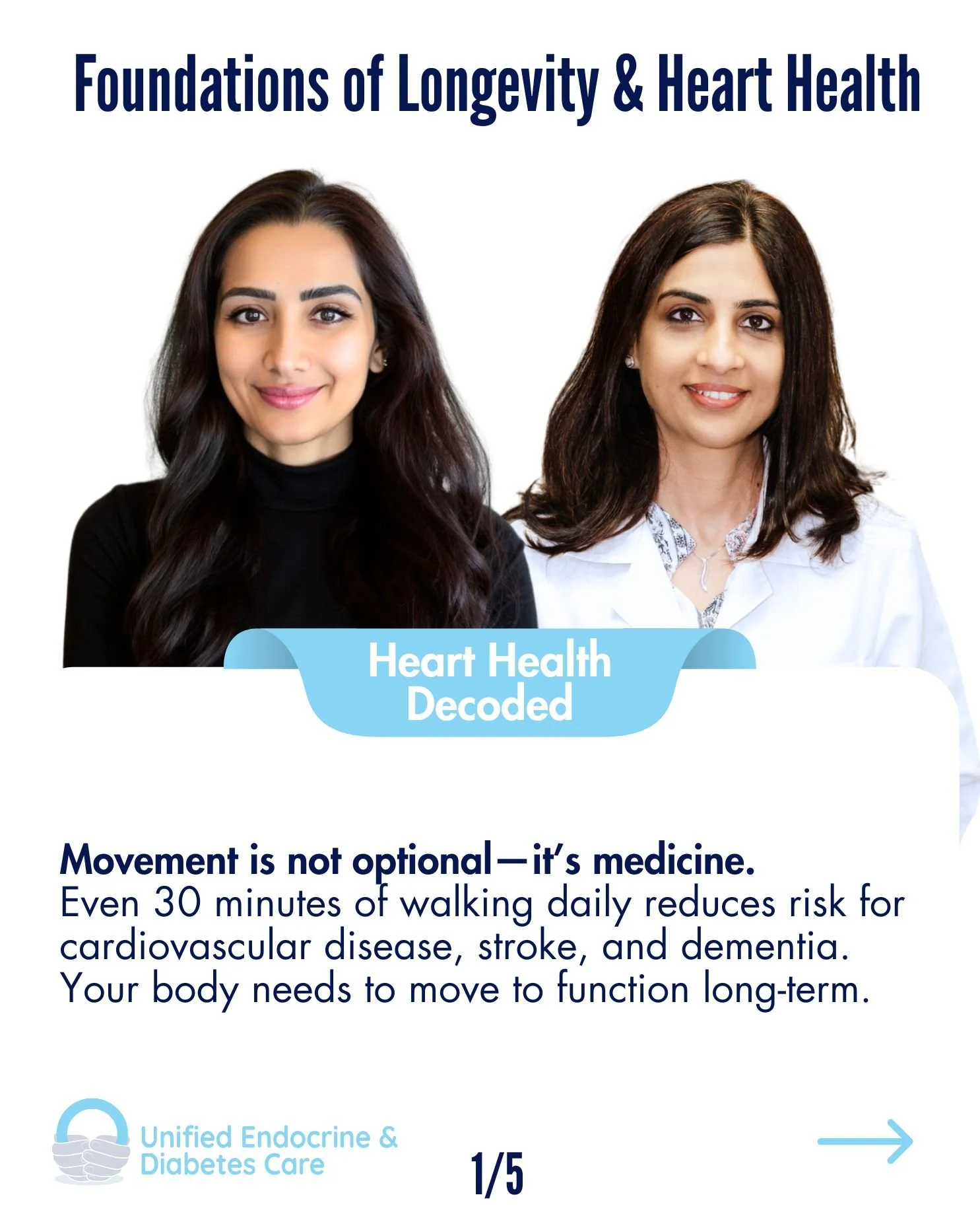 What if aging wasn&rsquo;t about slowing down&hellip; but about smart strategy? 🧬
Several weeks ago, I sat down with cardiologist and longevity expert Dr. Khadija Siddiqui to talk about how your heart, metabolism, and body composition are all connec