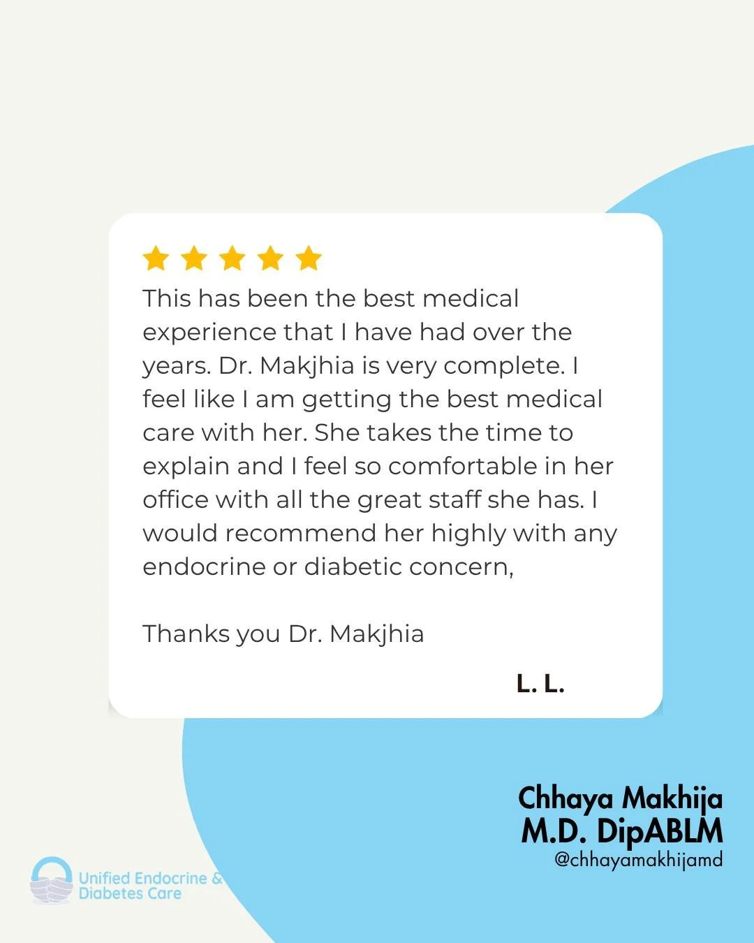 💫 We&rsquo;re beyond grateful! Over 100 ⭐⭐⭐⭐⭐ reviews, and each one is a reminder of why we do what we do.
Thank you for trusting Unified Endocrine &amp; Diabetes Care with your health journey. 💙

From Fresno to Lafayette, and across California via
