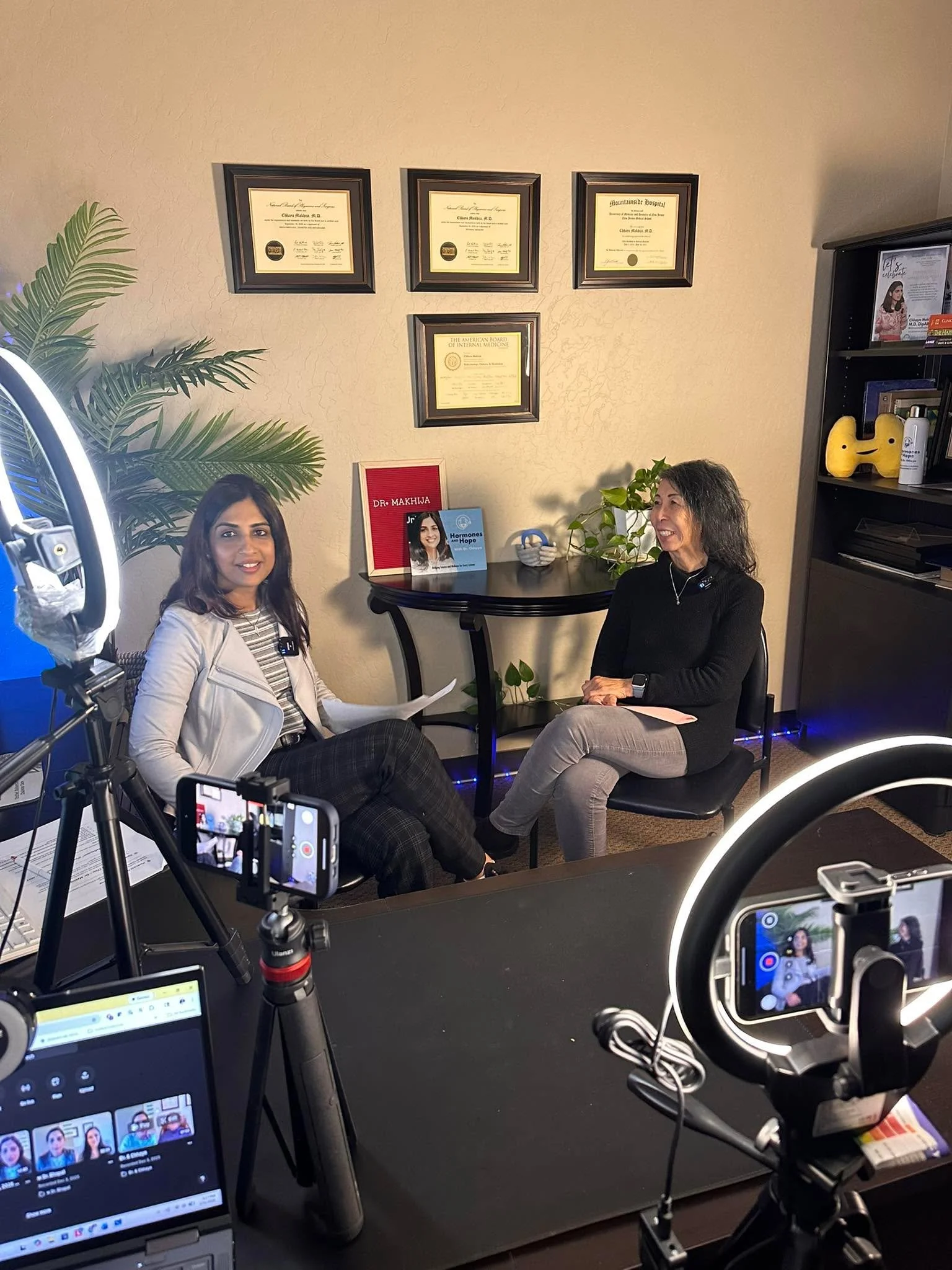 🎙️ Recording three podcast episodes today &mdash; and feeling deeply grateful.

One of the episodes focuses on debunking the fear around osteoporosis medications, sharing real statistics and real-life outcomes. I had the privilege of interviewing an