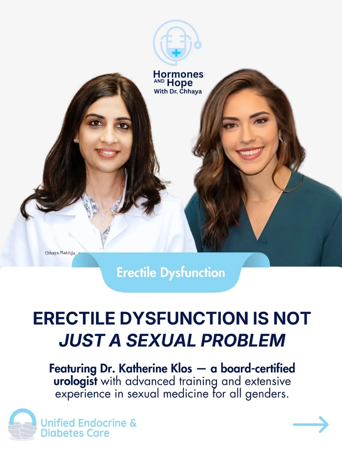 Erectile dysfunction is often talked about as a sexual problem.

But medically? It&rsquo;s much more than that.

One of the most important takeaways from my conversation with @drkatherineklos:

ED can precede cardiovascular disease by two to three ye