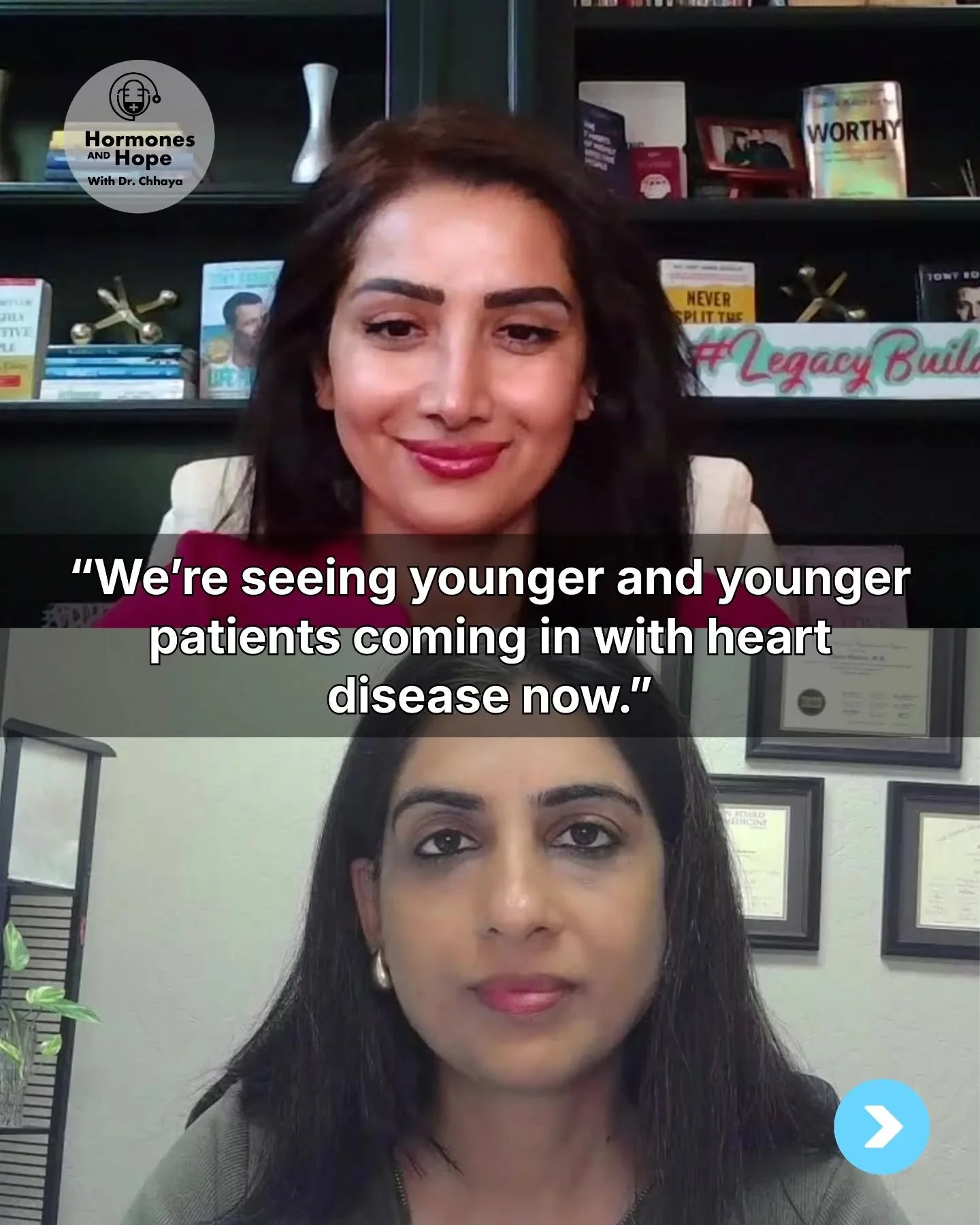One thing @dr.ksiddiqui said during this episode made me pause:

&ldquo;We&rsquo;re seeing younger and younger patients coming in with heart disease now.&rdquo;

That&rsquo;s not meant to scare anyone, but it should make us rethink when prevention ac