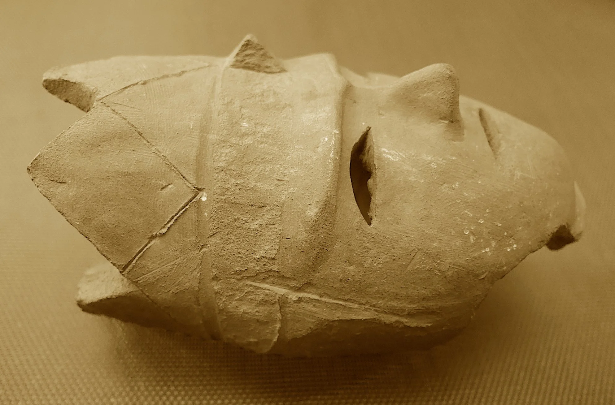 Haniwa Head, Kofun-Period Japan (400AD -700AD) 