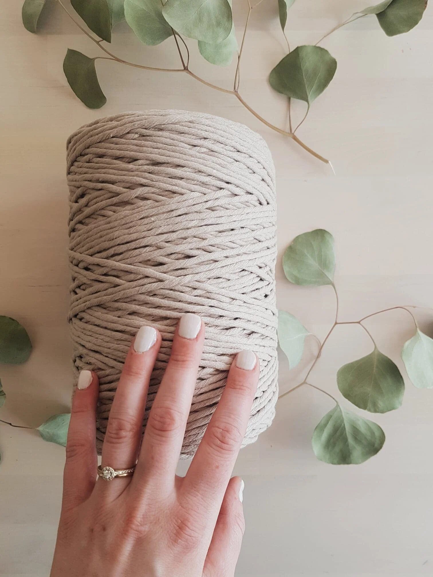 3mm colored Rope  - London fog