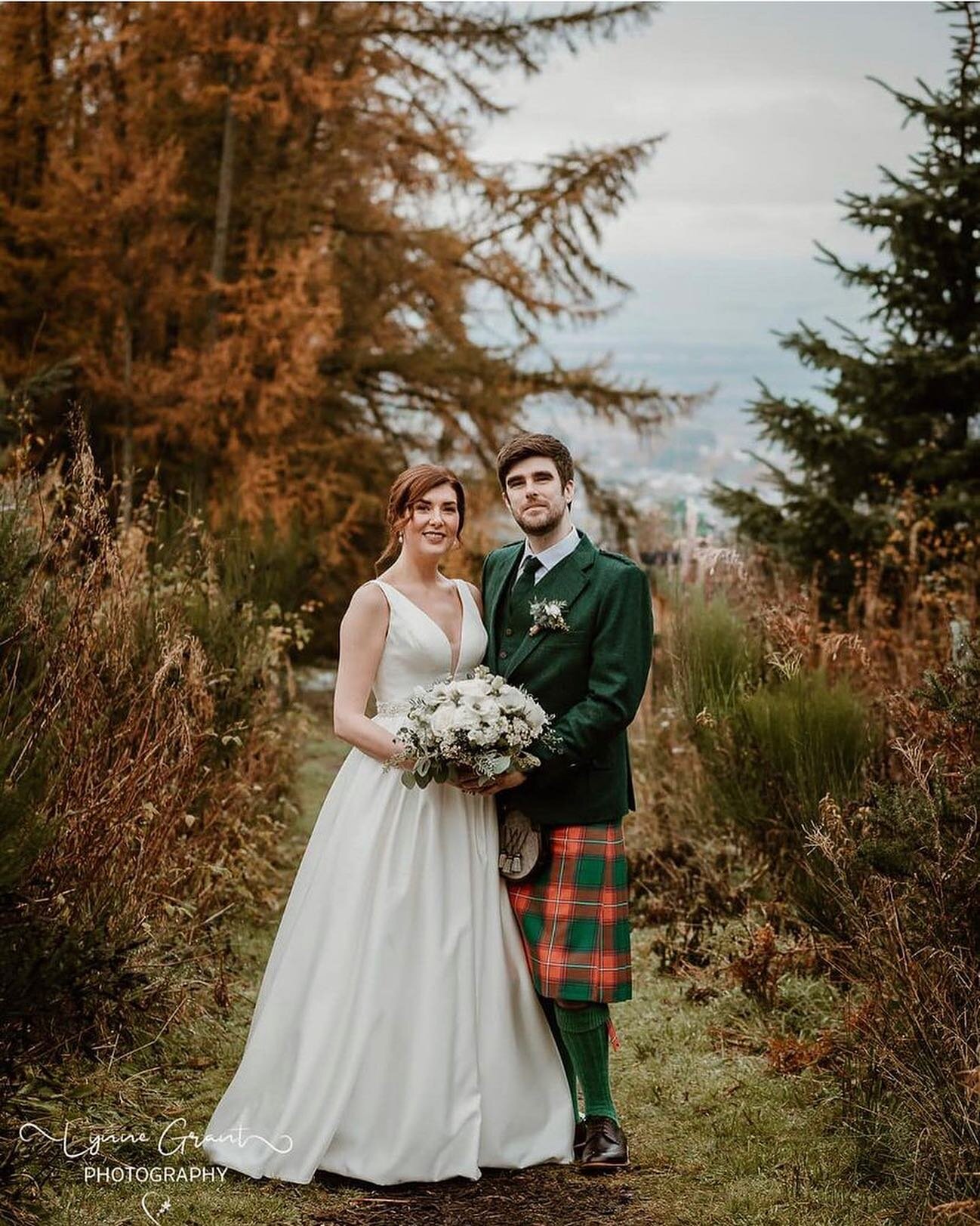 I&rsquo;m so lucky to meet such amazing couples. Louise and Jamie were a dream to work with to bring their vision to life. So exciting to see the first images from their wedding on Saturday at the stunning @alexanderhousescotland 

📷 @lynnegrant_pho