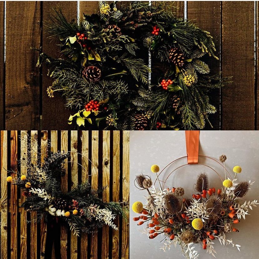 🎄🎄🎄🎄🎄🎄🎄🎄🎄🎄🎄🎄🎄🎄🎄

With fireworks safely behind us, here are some dates for wreath making this year&hellip; come and join me to create your very own sustainable wreath using fresh and dried materials, learn some new skills and take a mom