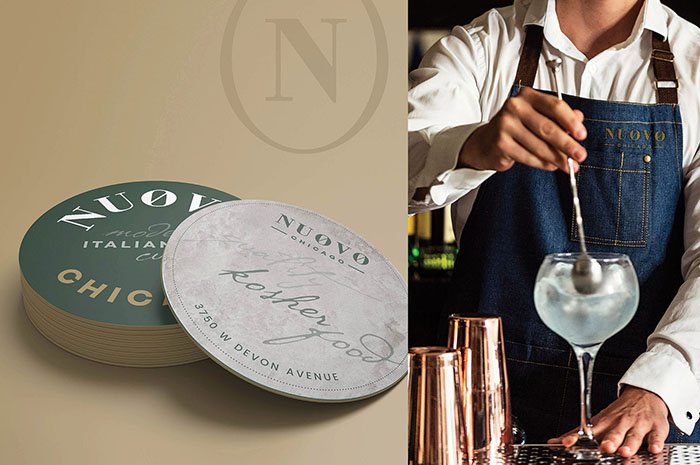 Nuovo Chicago Restaurant Logo and Branding (Copy)