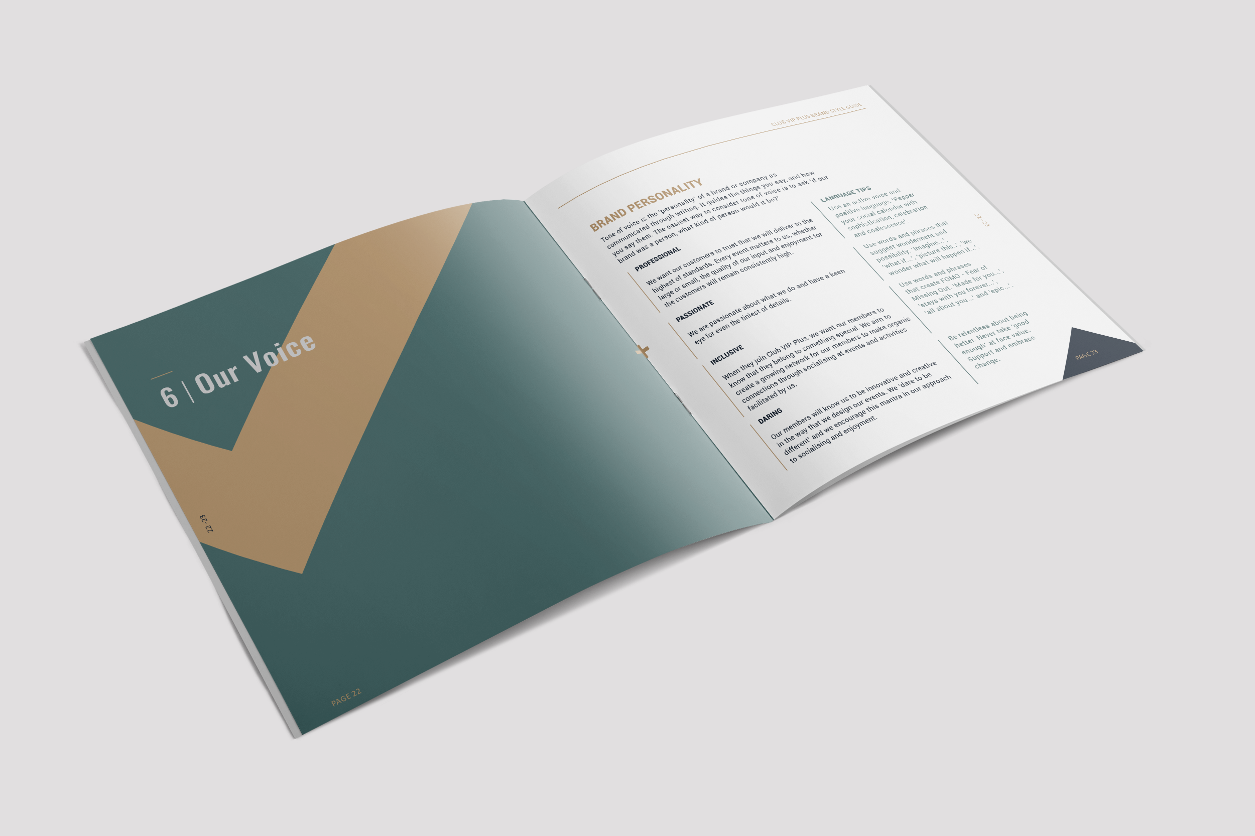 Club VIP Plus - inside style guide
