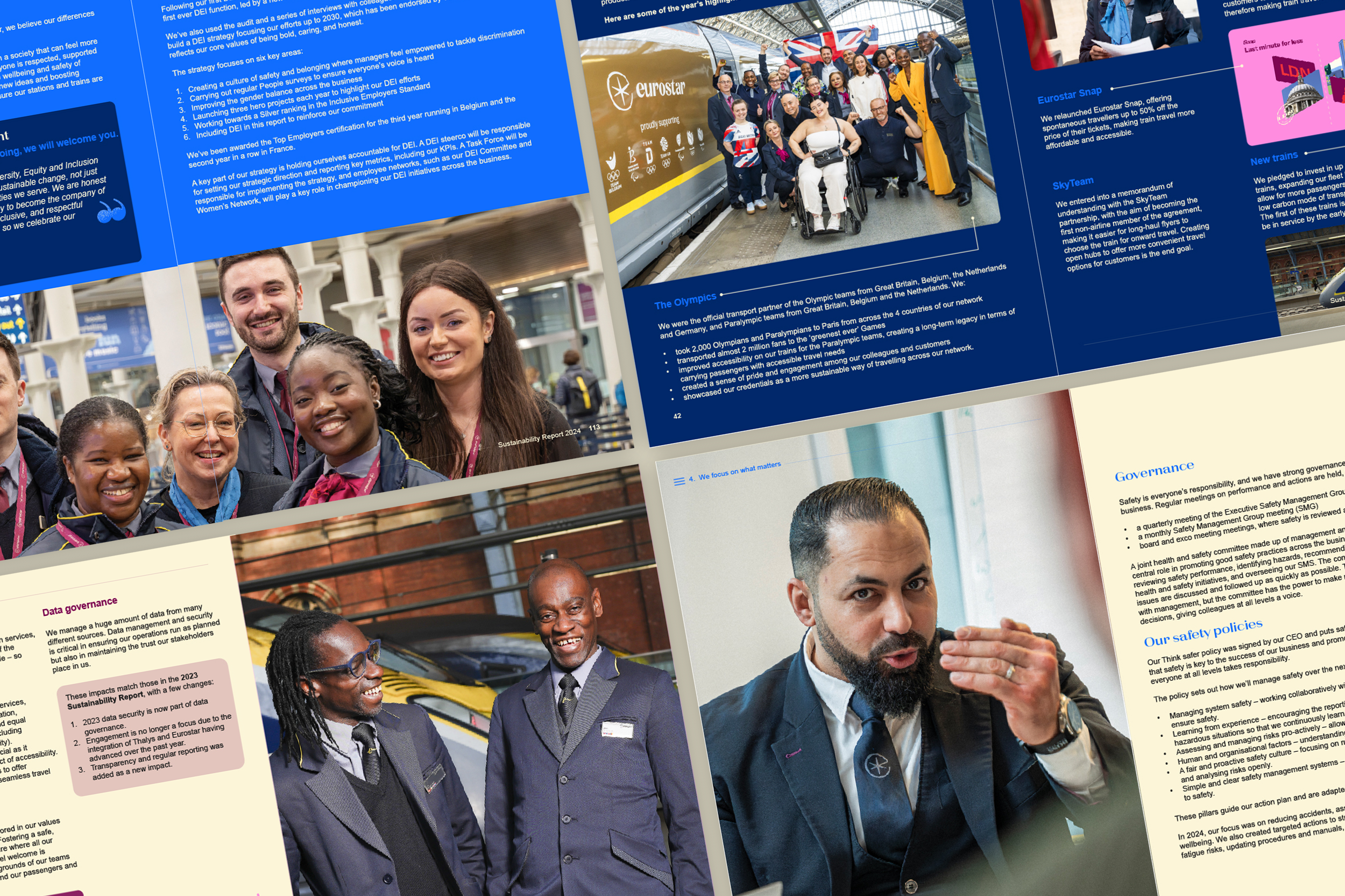 Eurostar Sustainability Report 2024 - Inside spreads