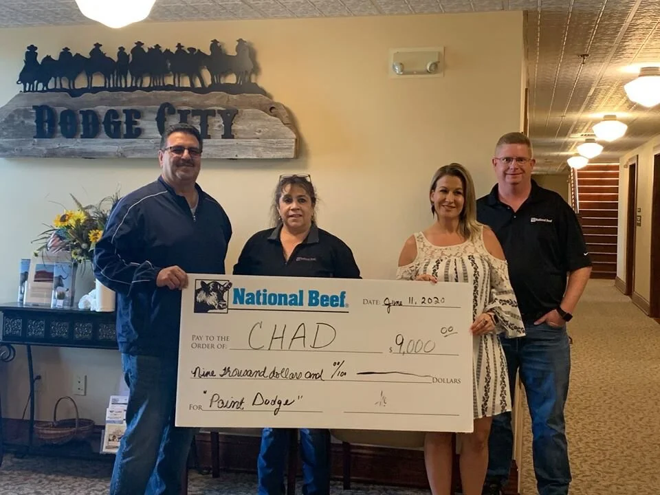 National Beef Donates Funds to CHAD and the Dodge City/Ford County Development Corporation