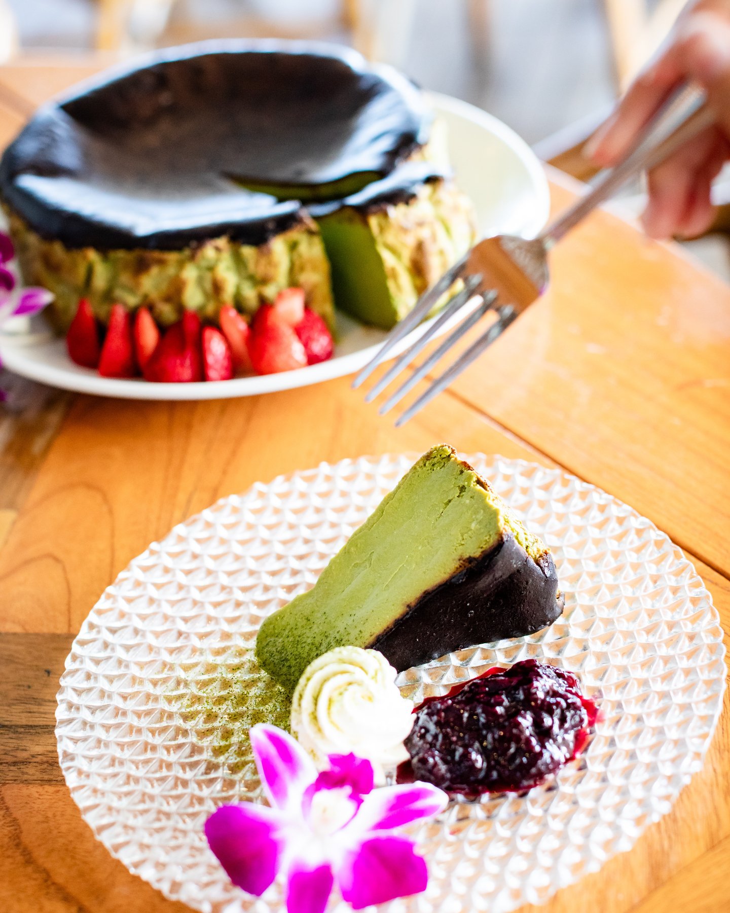 New! Our Basque-style cheesecake just got a new twist &mdash; now in Matcha💚 Light, creamy, and beautifully burnt to perfection. Preorder online from our website!

Knots Coffee Roasters. Waikiki
Open daily 6:00AM - 4:00PM
Happy Hour 2:00PM - 4:00PM
