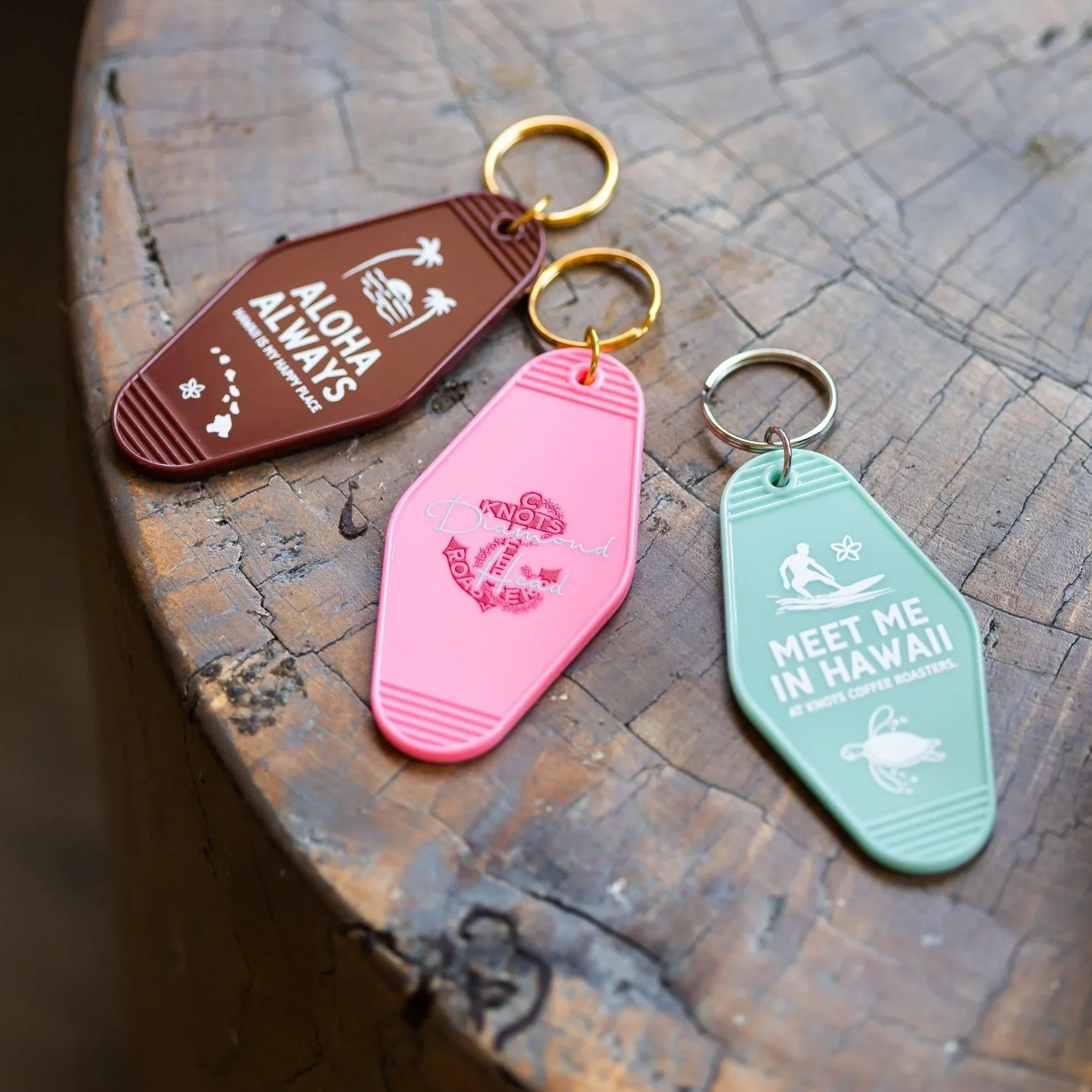 Vintage Motel Keychains