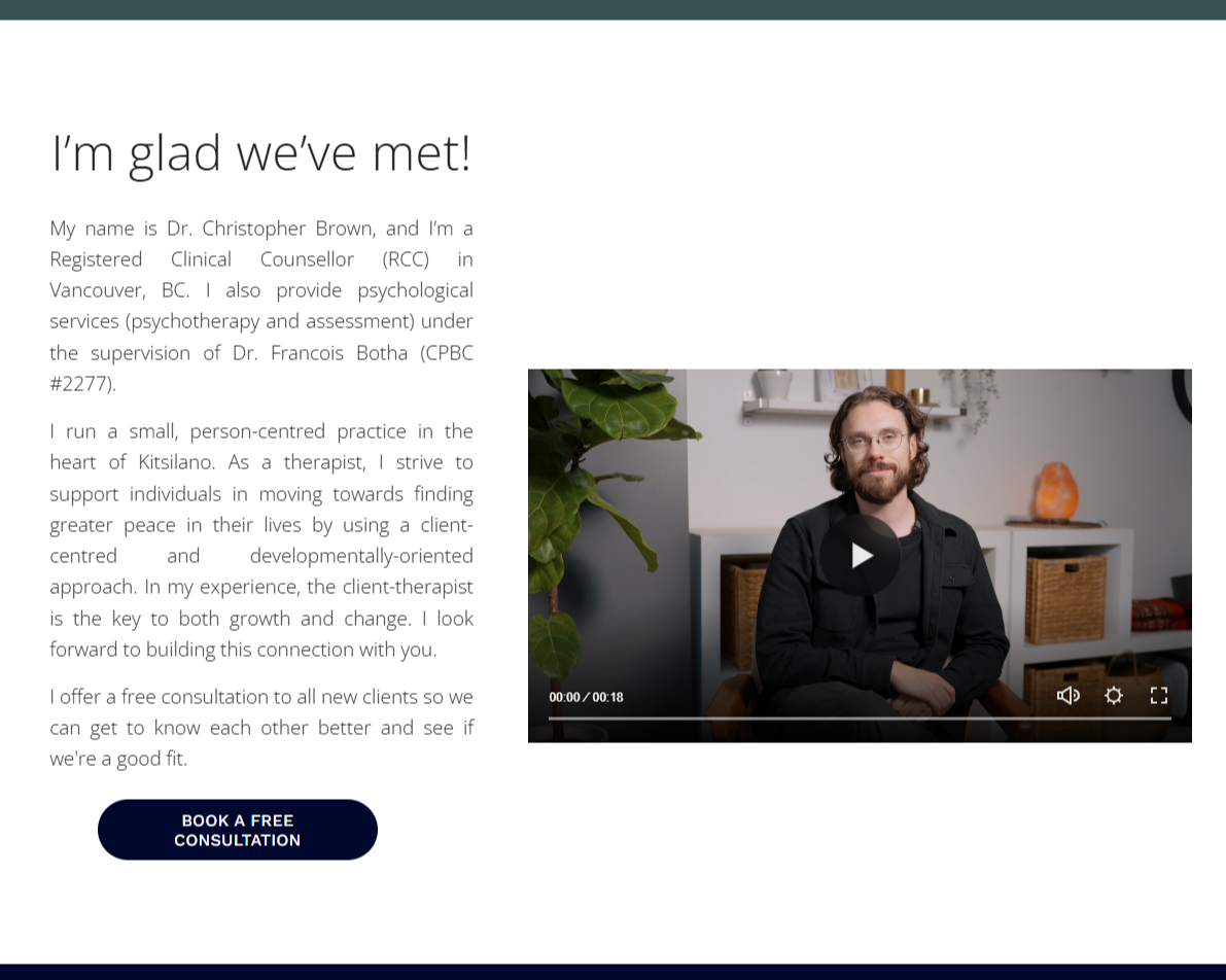 Christopher Brown Website