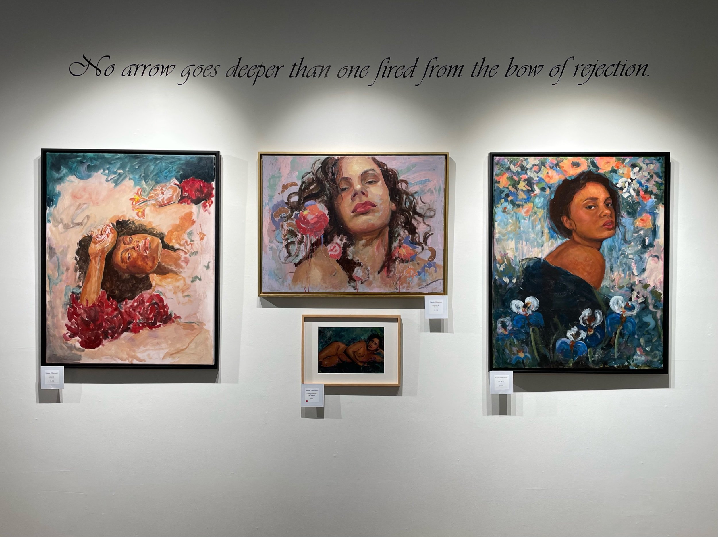 Three Oil Paintings from Natalie Williamson’s’s collection at ICE Galleries 
