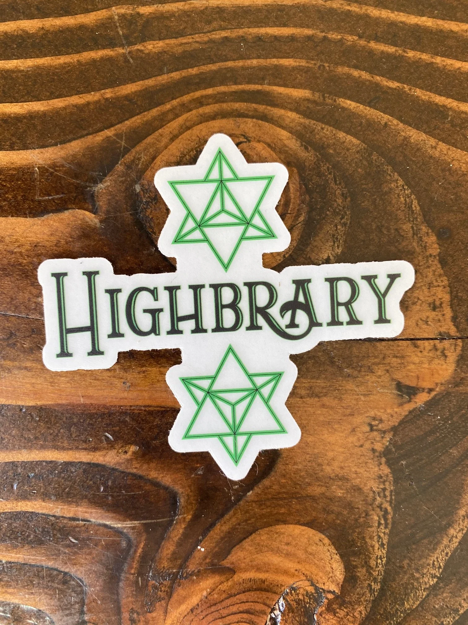 Highbrary Sticker