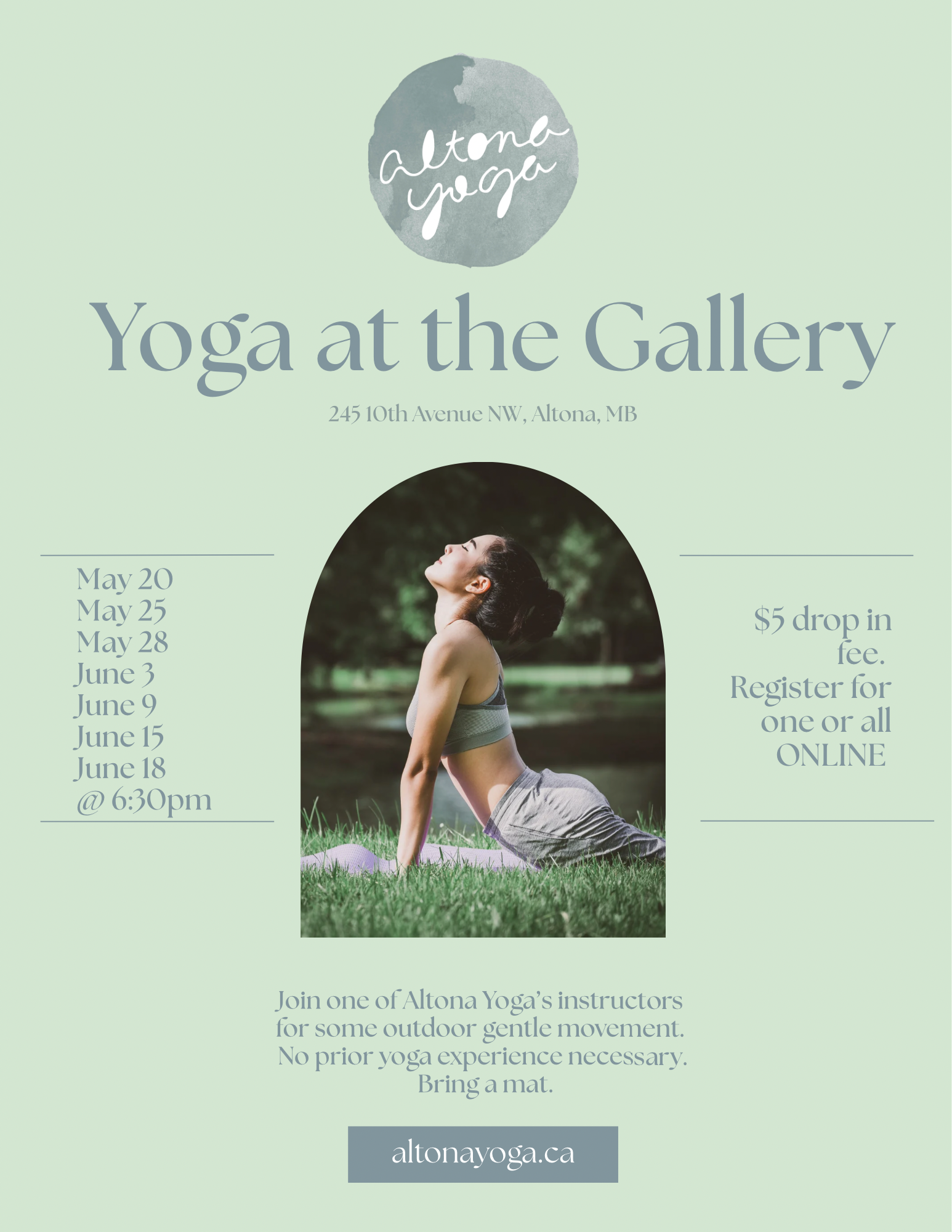 Pink and Green Simple Elegant Yoga Day Flyer.png