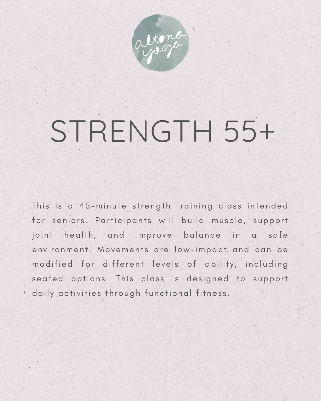 Strength 55+