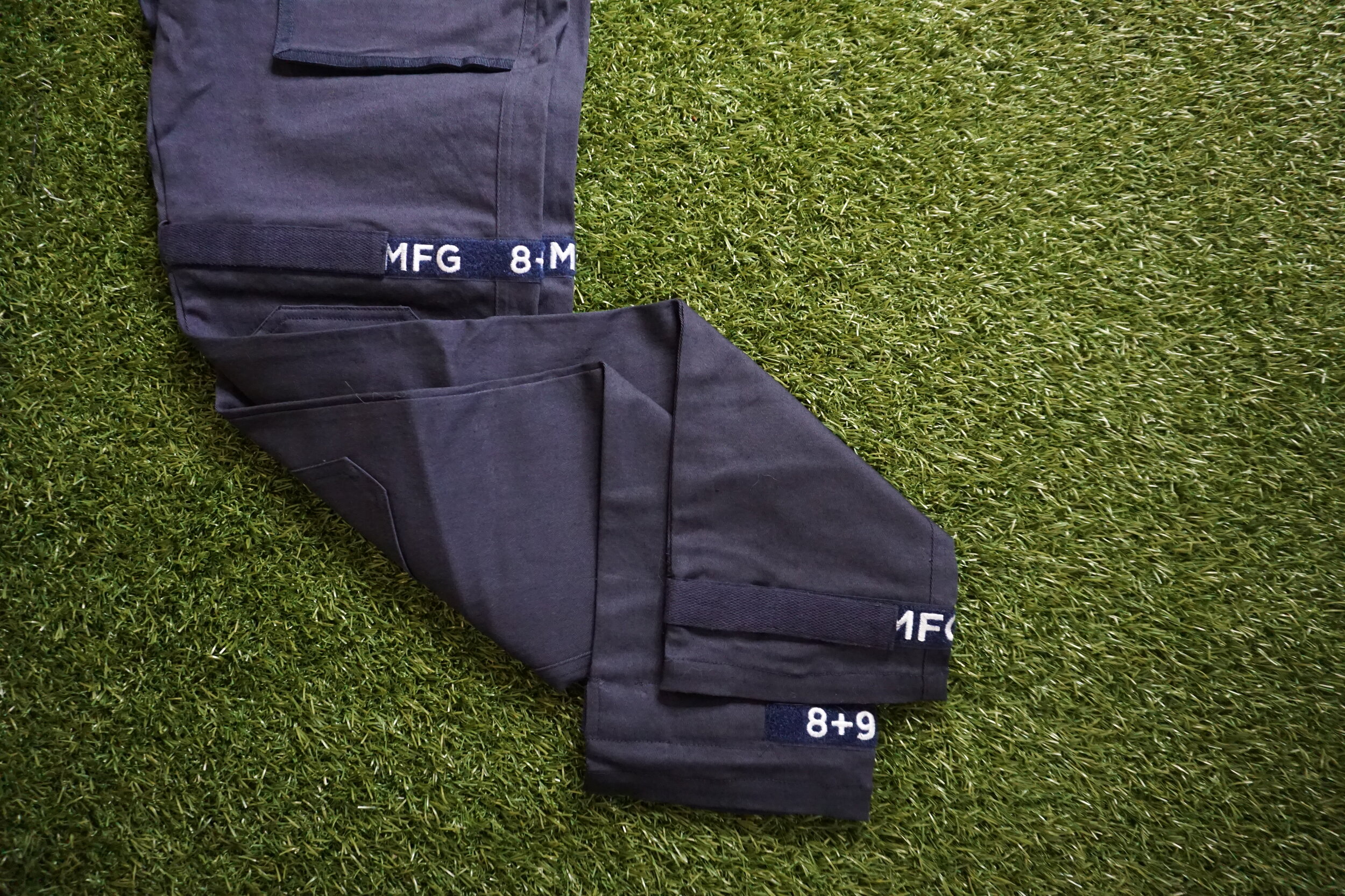 8&9 "Strapped Up Pant Navy — Boutique