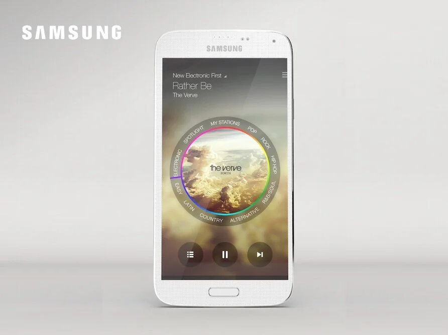 Samsung Milk Music app