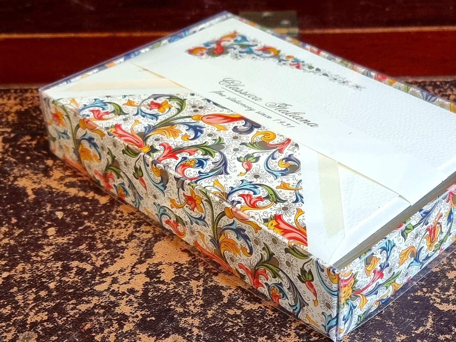 Classic Florentine Note Cards | Rossi 1931 Italian Stationery