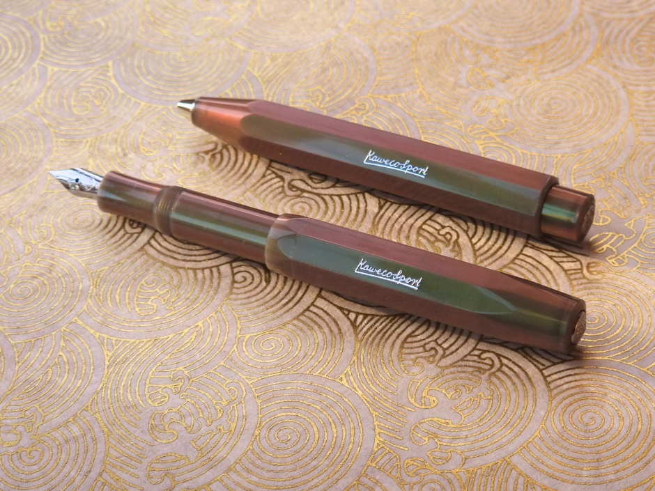 Kaweco PERKEO Rollerball Peony Blossom I gel-/balpen van kunststof in roze I beginnerskuli met handvat voor school I 14 g rollerball met 0,7 mm vulling I gelroller 15,5 cm