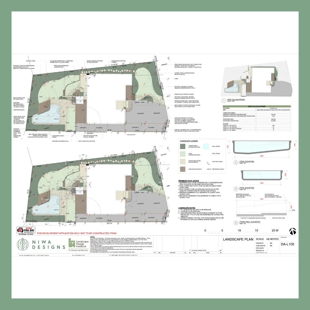 Our recently designed Bermagui project.

This site with ocean views has something for all the family members &amp; friends. The plant palette was chosen to tolerate front line salt and other south coast conditions. Therefore we used a combination of 