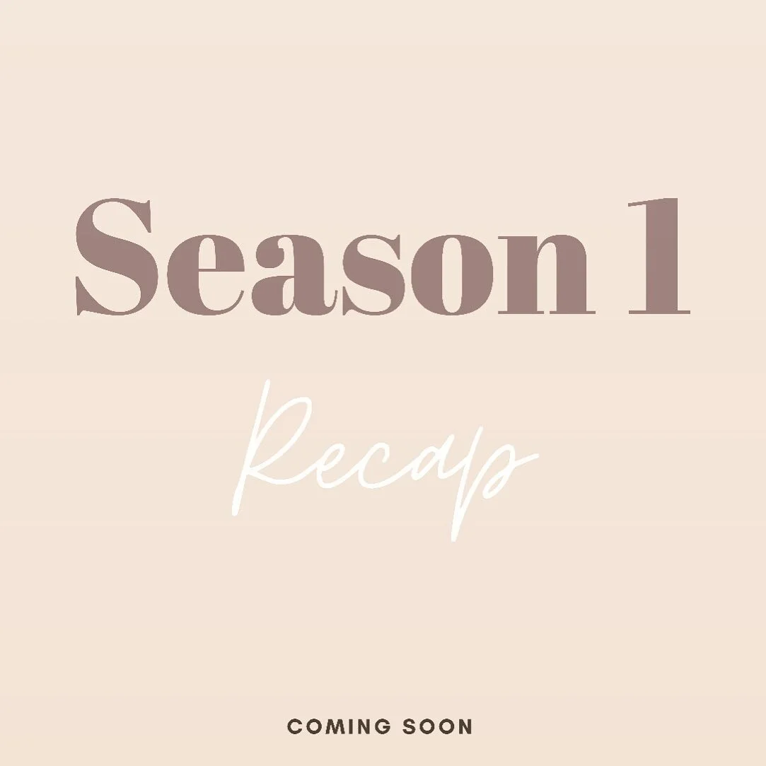 ⍜ SEASON &bull; 1 ⍜ 

It has been such a ride and beautiful experience. We got to speak to amazing people whom we admire, build long lasting connections, and create a deeper sense of community with all of those who tuned in! 
 &bull; 
 &bull; 
We wil