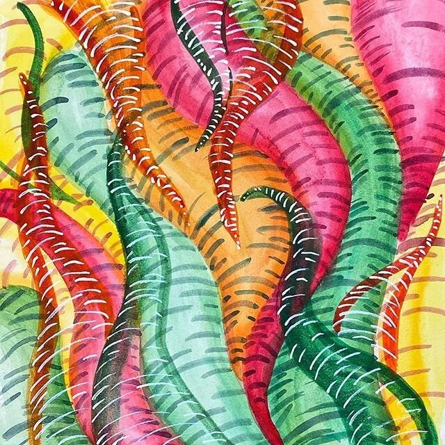 Watercolour, gouache, &amp; acrylic paint