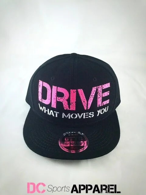"drive what moves you" snapback hat