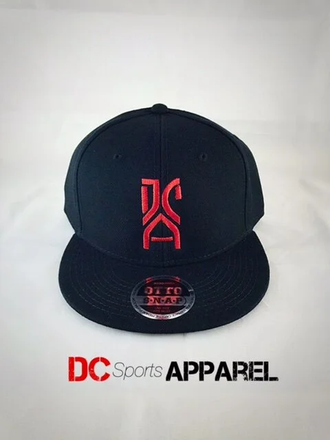 Black DC Sports Apparel Snapback hat