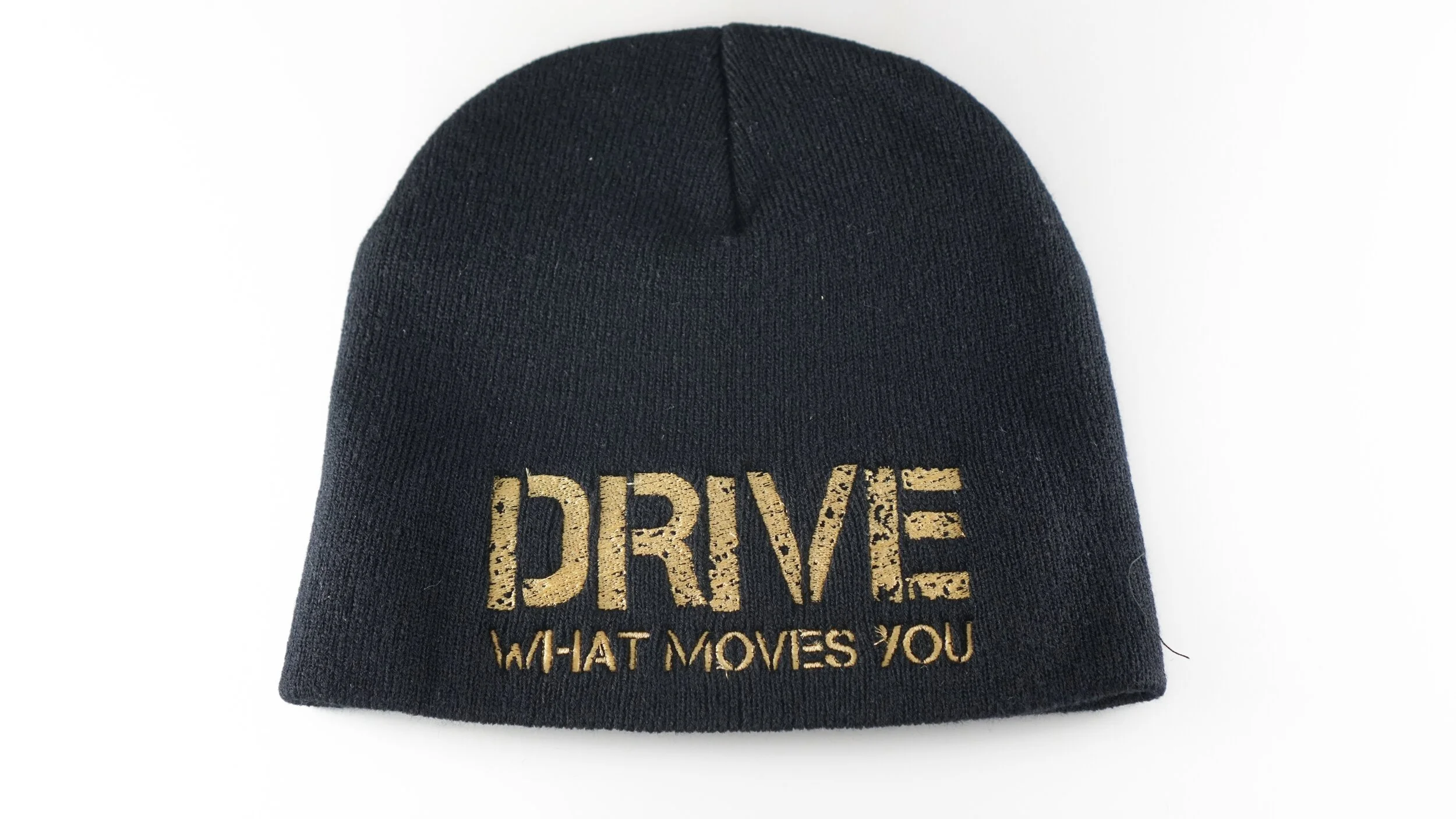 dc sports apparel "drive what moves you" beanie hat