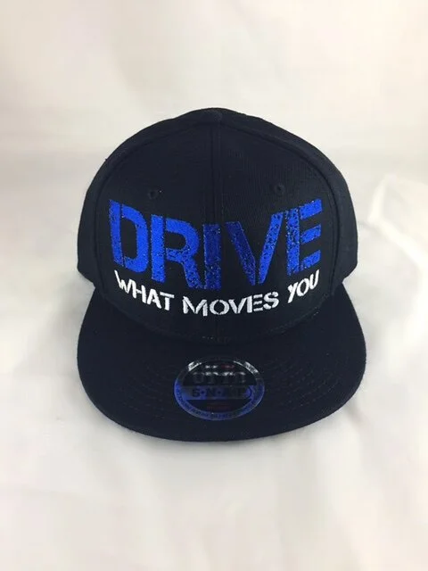 dc sports apparel "drive what moves you" snapback hat