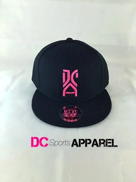 Black DC Sports Apparel Snapback hat