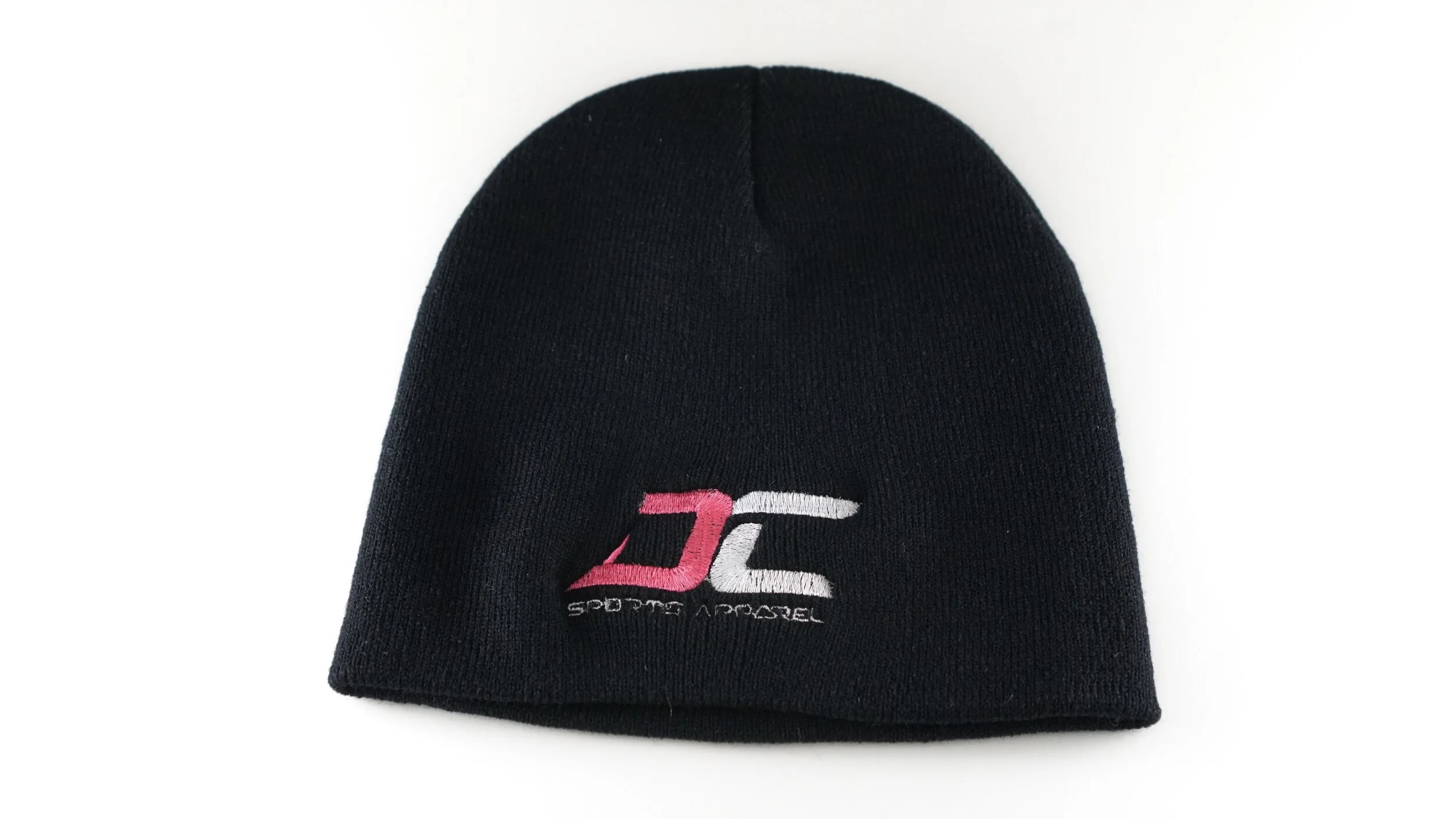 dc sports apparel black beanie hat