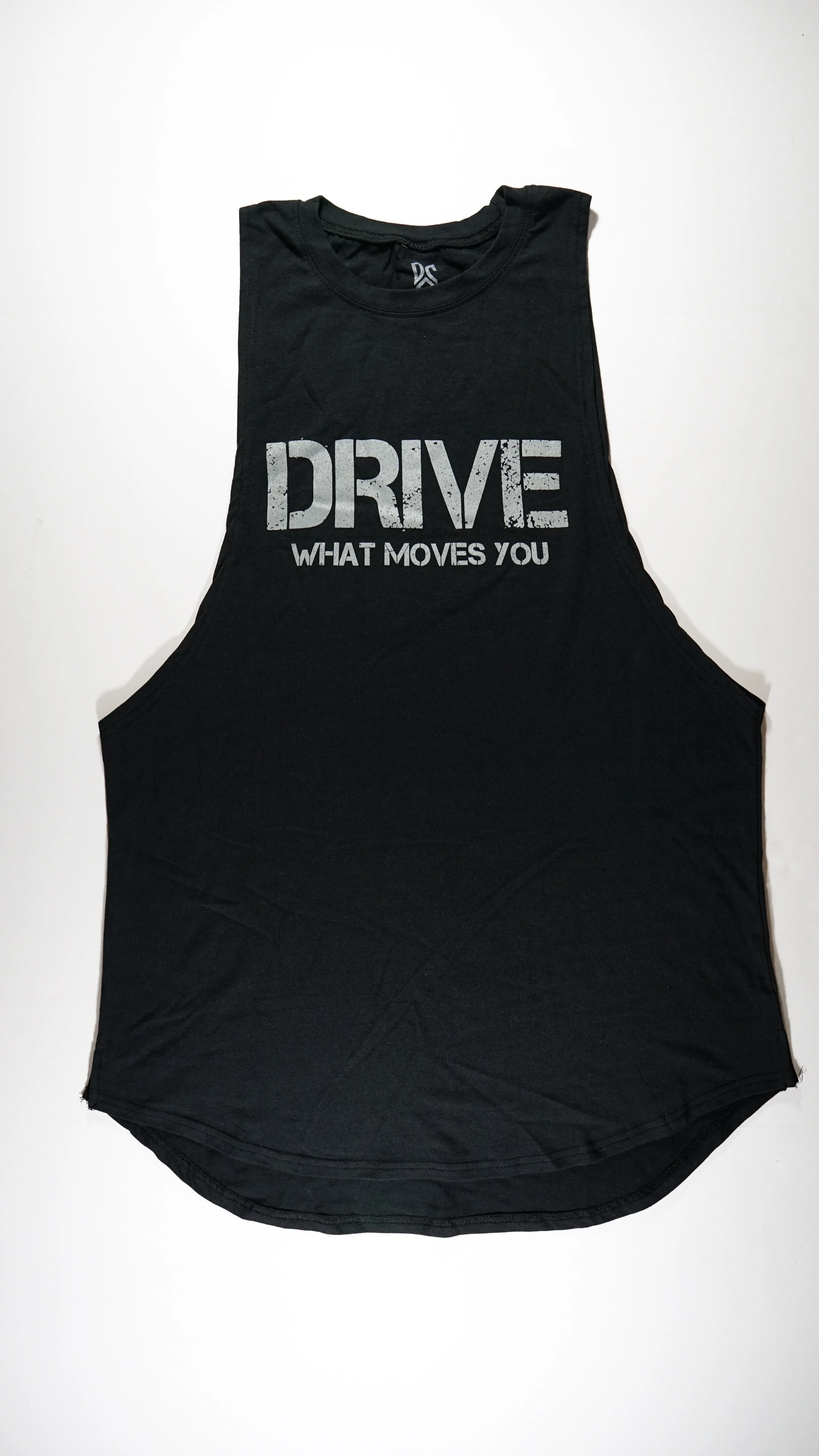 men's "baseball cut" muscle tee "BLACK"