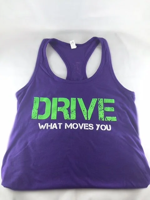 Women's Purple "racerback" tank top