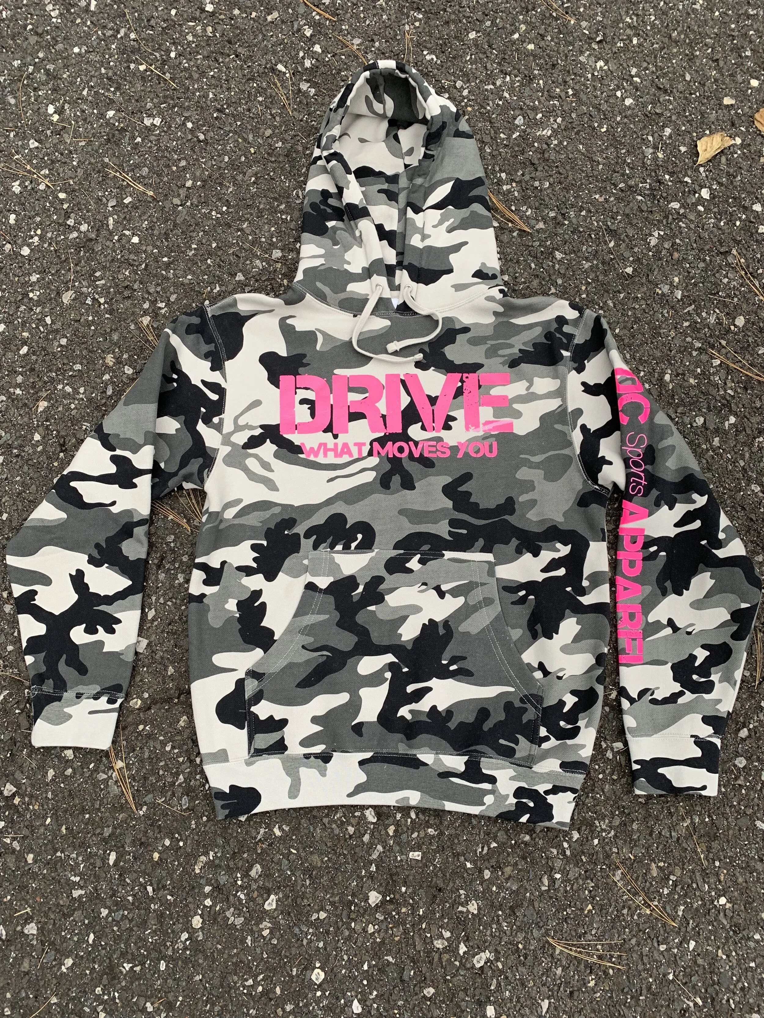 snow camo pullover