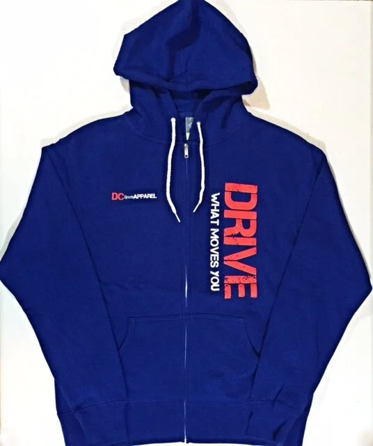 dc sports apparel unisex zip up hoodie