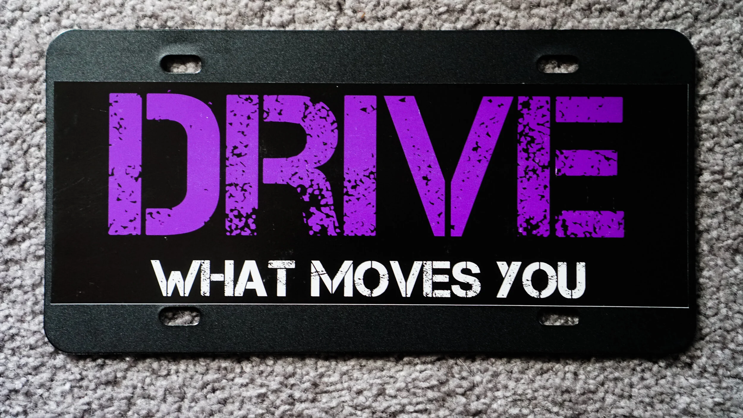 DC Sports Apparel "Purple" logo Plate Plaque