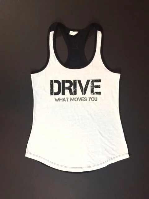  DC Sports Apparel Women's white/black racer back tank top