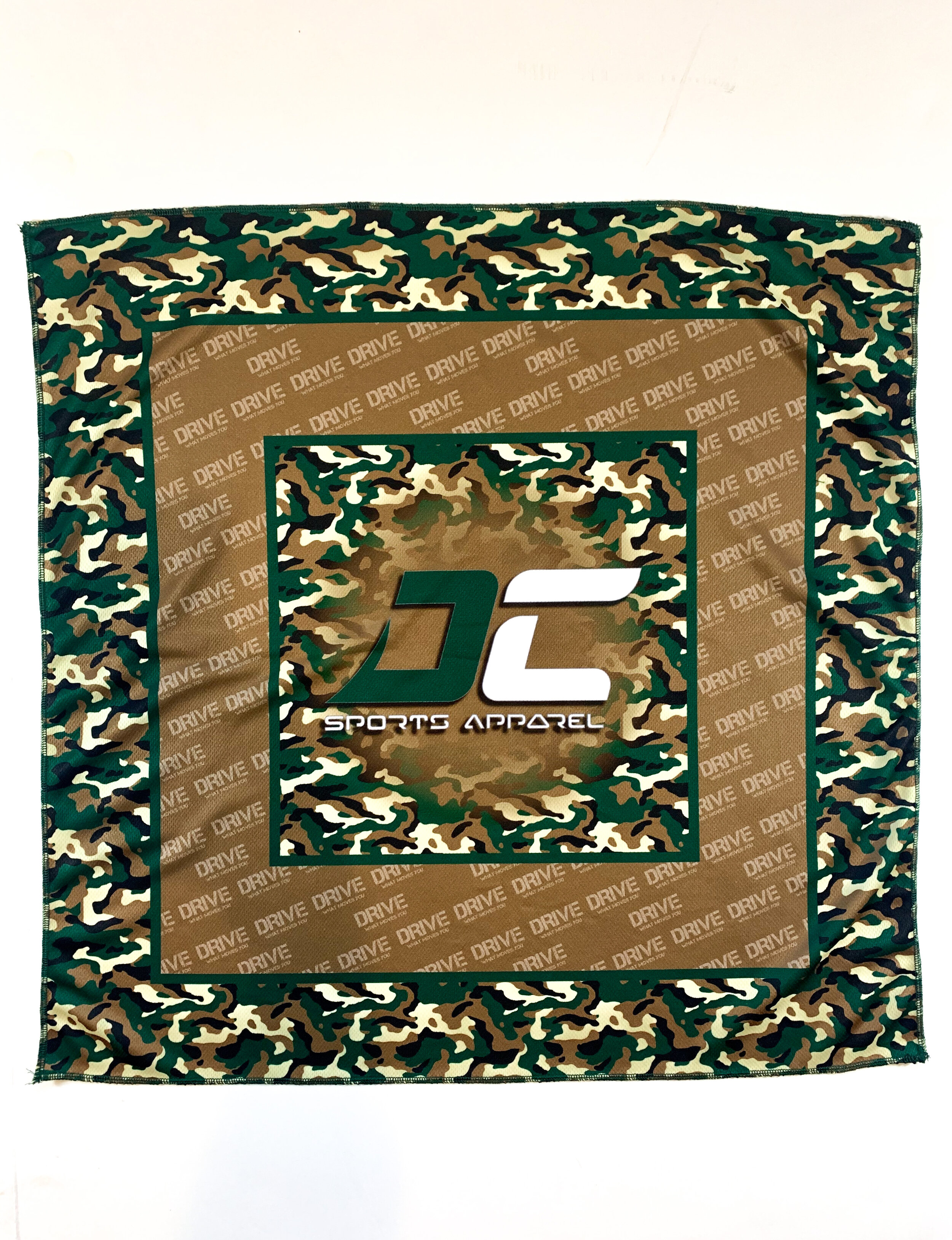 DC Sports Apparel Bandana/Face Protection "Army Green" Camo