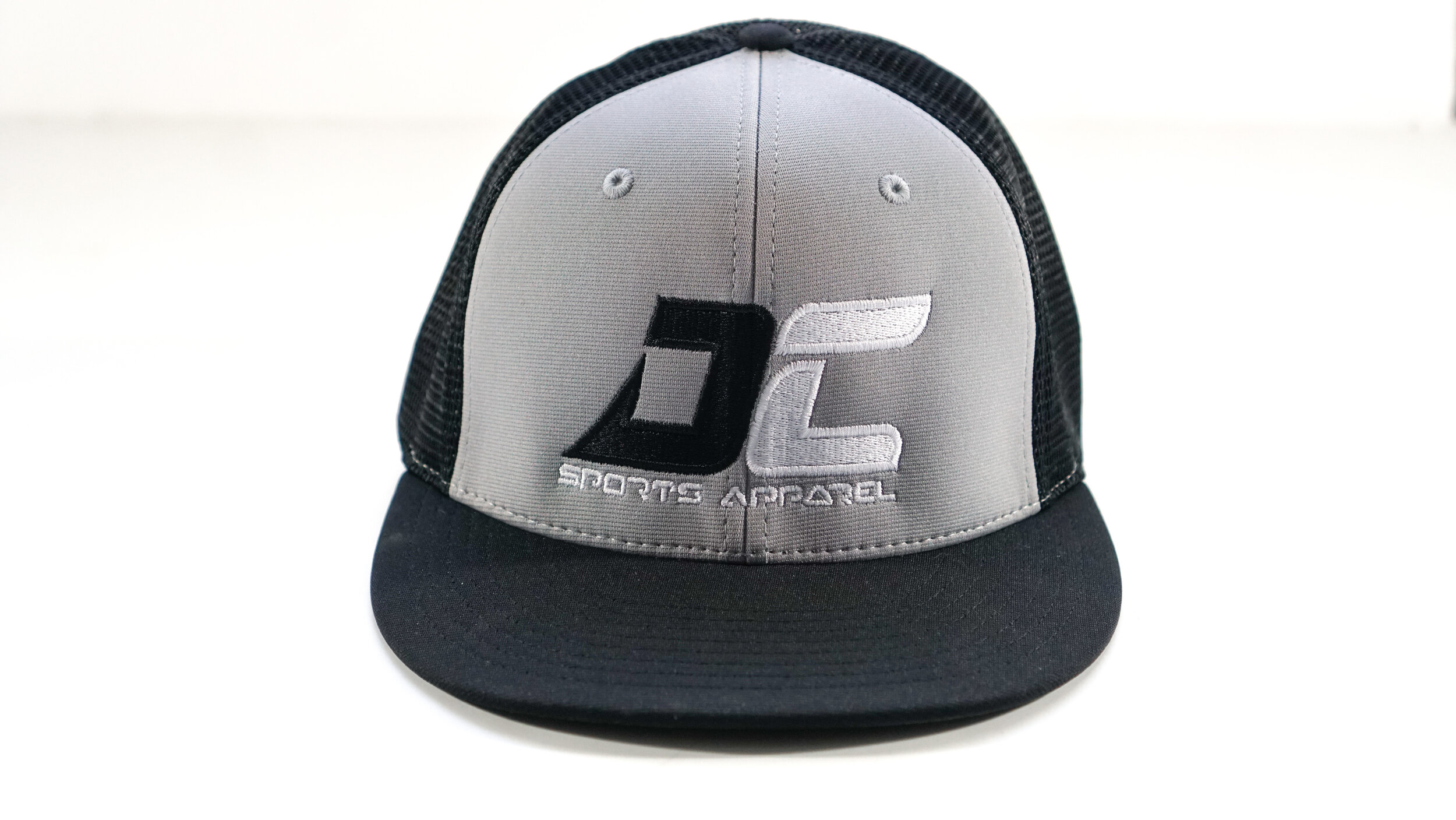 DC Sports Apparel Black/Gray Flex Fit Trucker Hat