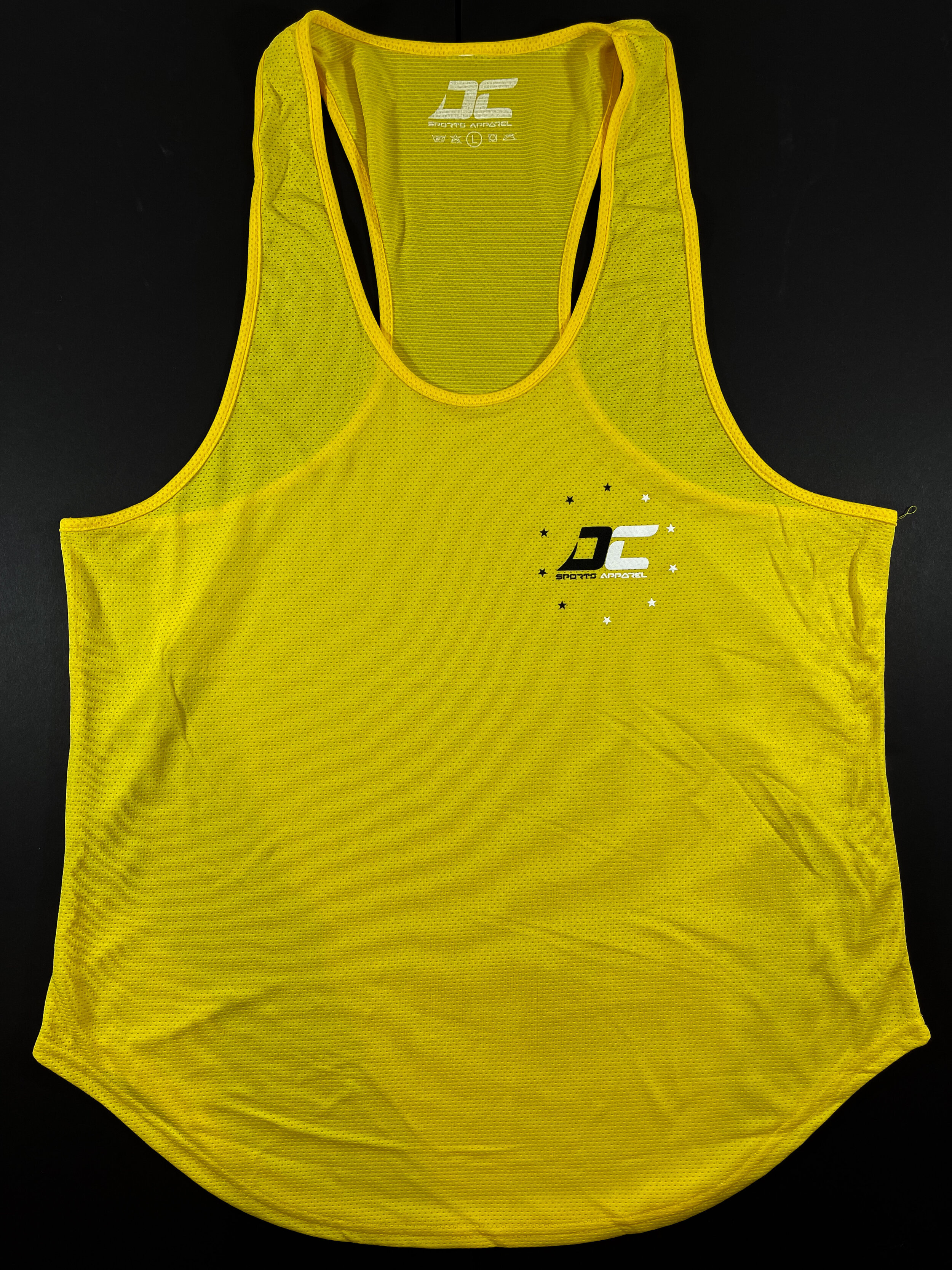 Aanklager Geven Trouwens DC Sports Apparel Men's Racer Back Baseball Cut Tank Top “Yellow” — DC  Sports Apparel