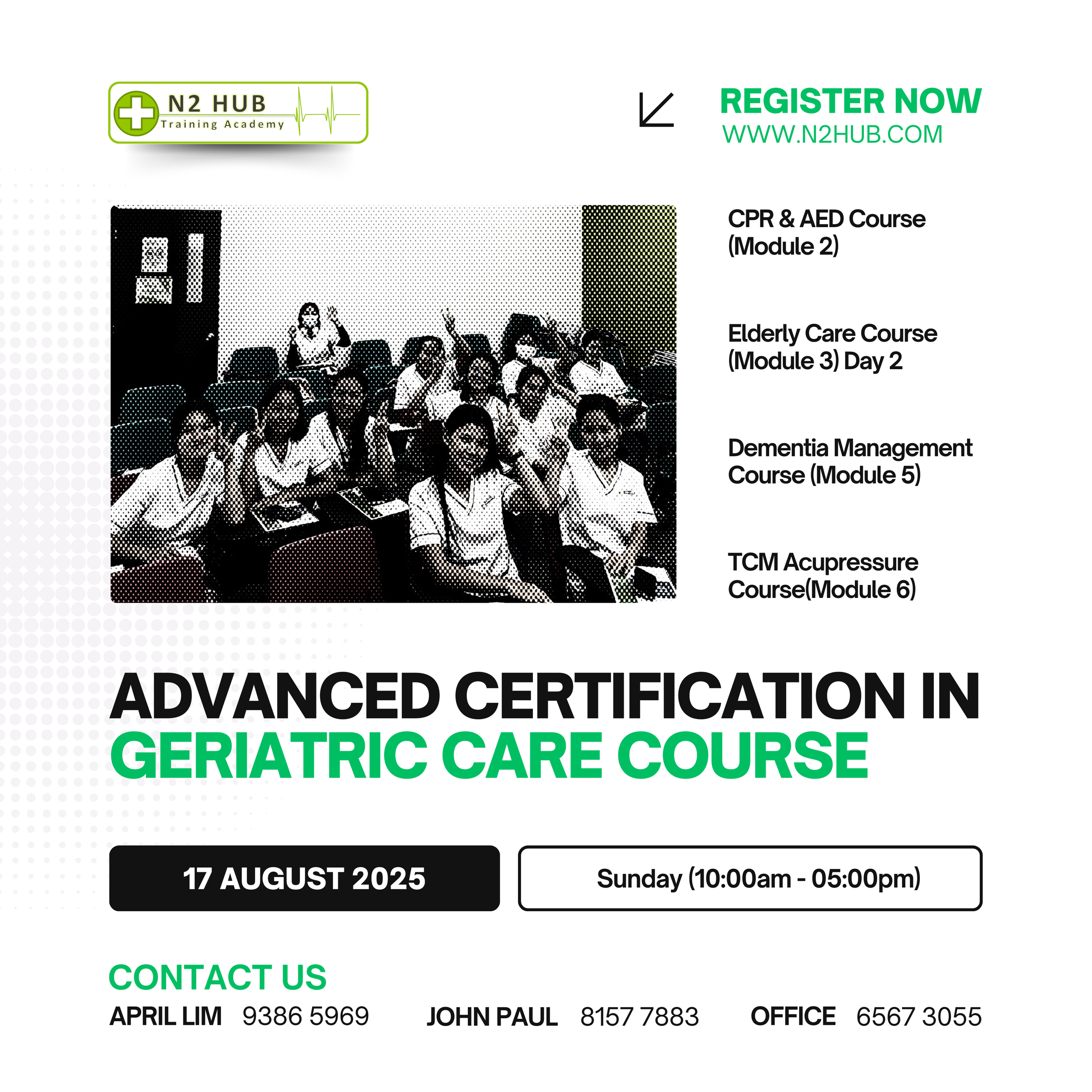 Advanced Certification in Geriatric Care