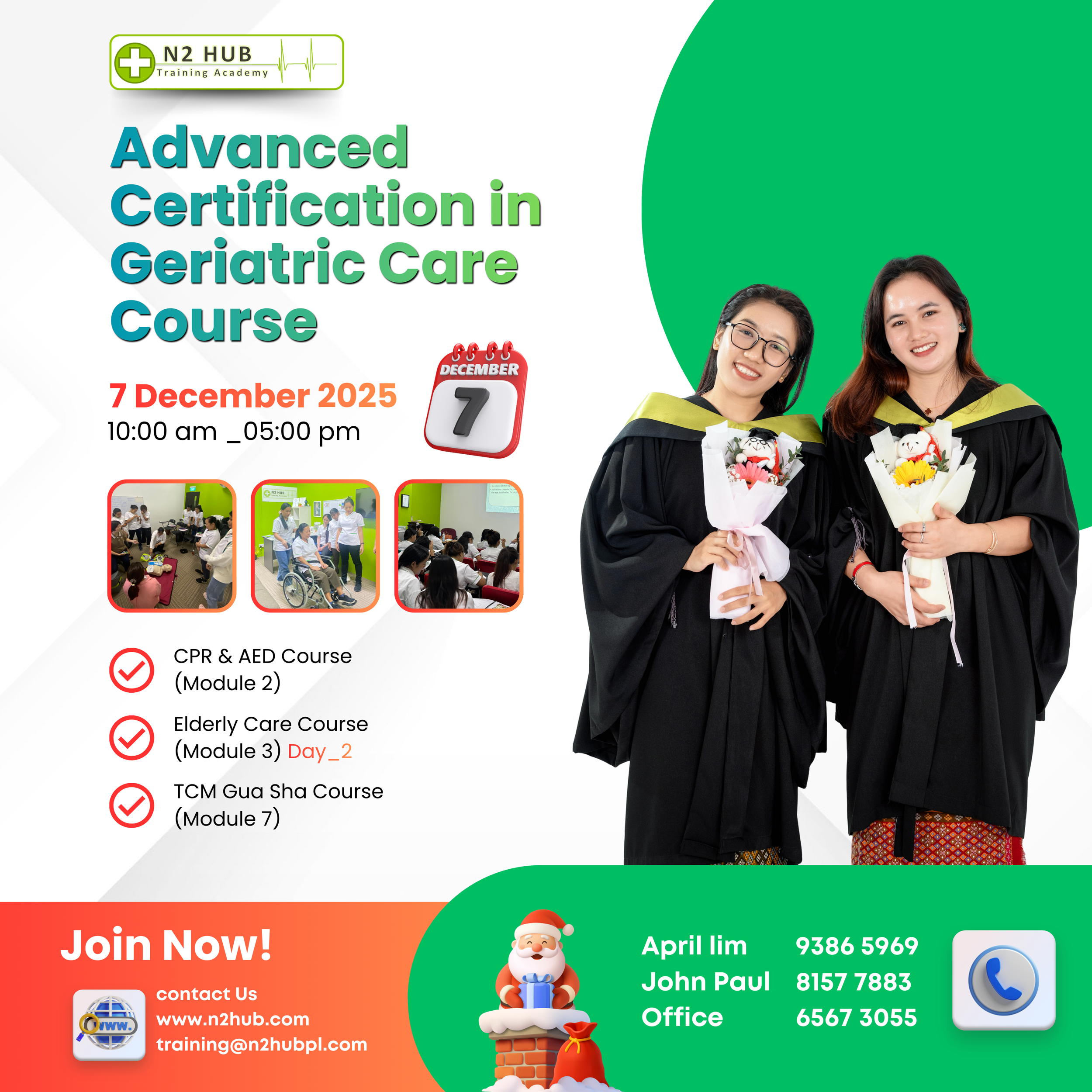 #Advanced Certification in Geriatric Care