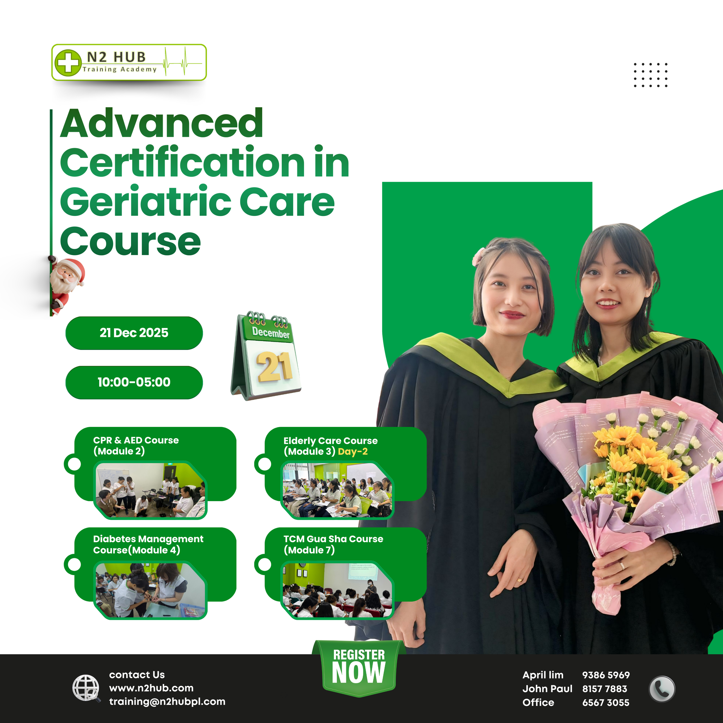 #Advanced Certification in Geriatric Care