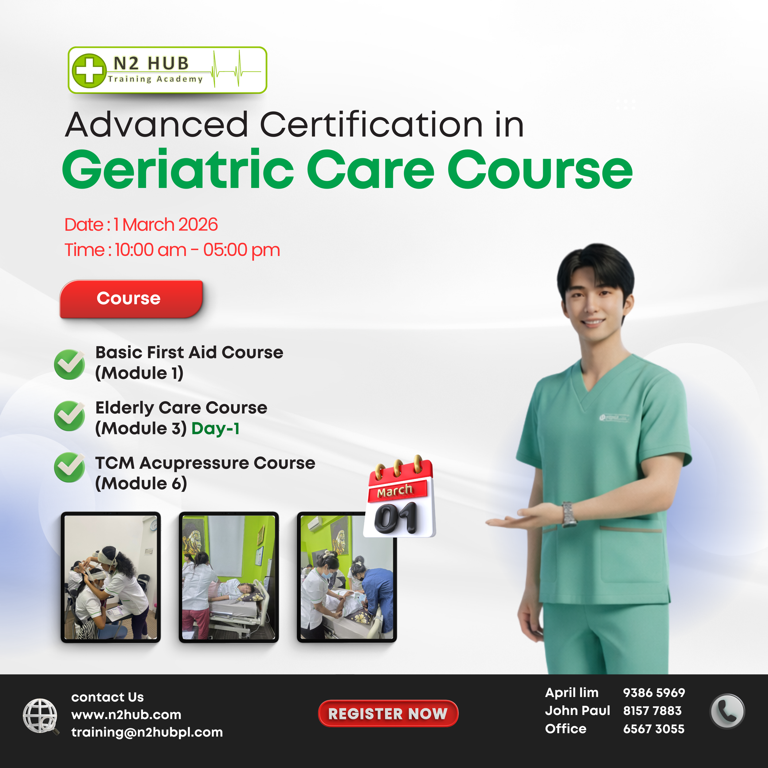 #Advanced Certification in Geriatric Care