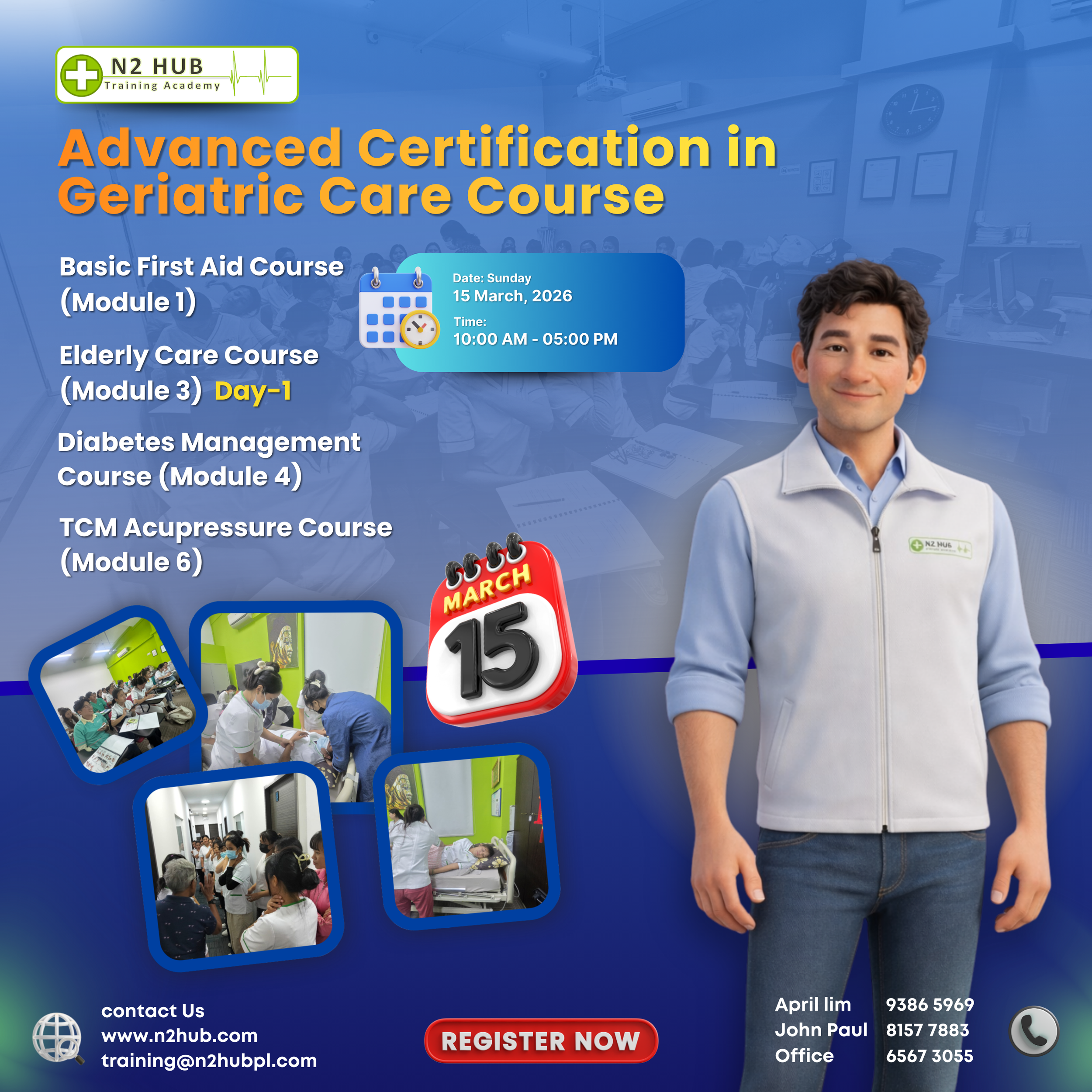#Advanced Certification in Geriatric Care