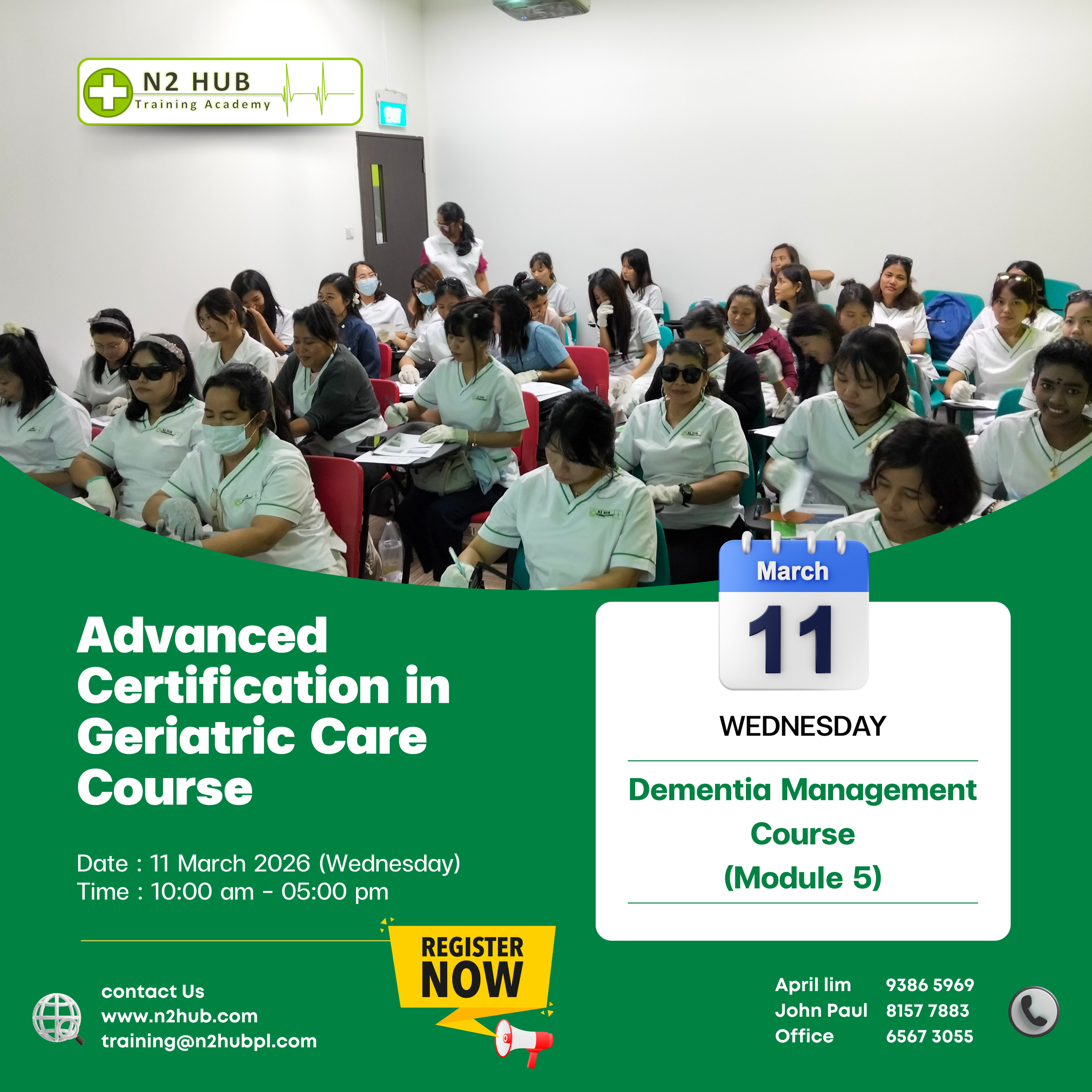 #Advanced Certification in Geriatric Care