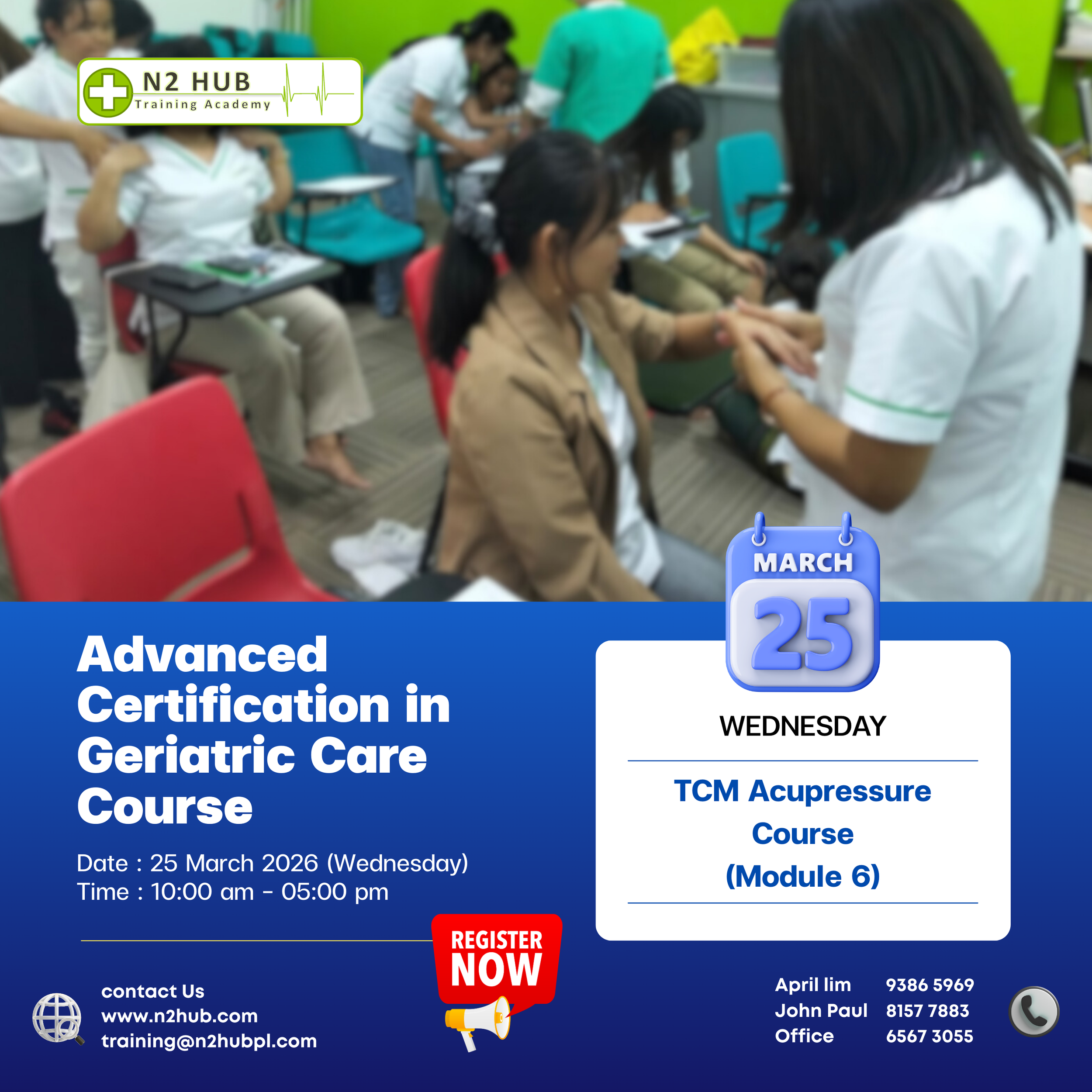 #Advanced Certification in Geriatric Care